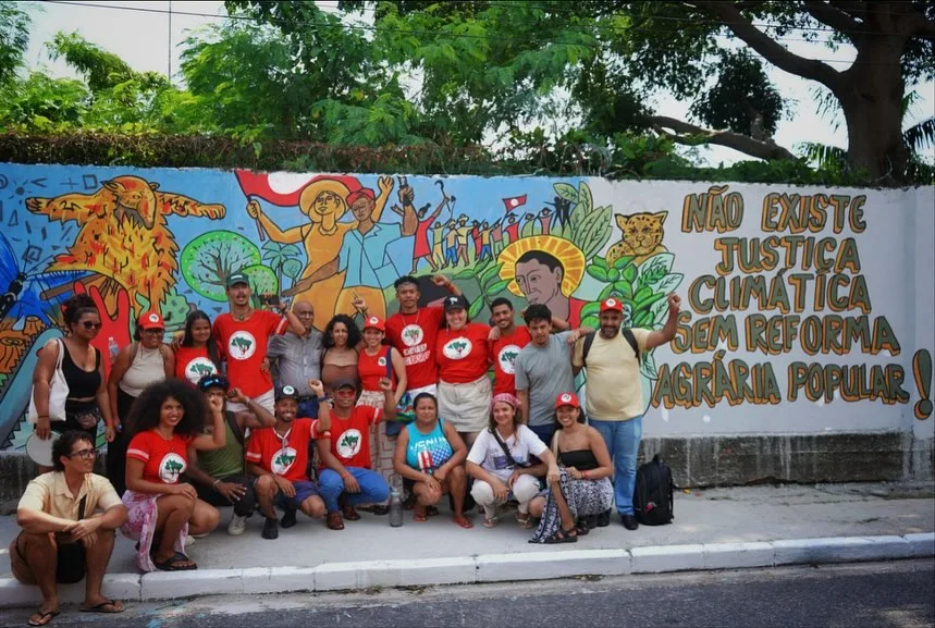 Mural do MST tem como tema 'cuidar da terra é cuidar de toda a criação'
