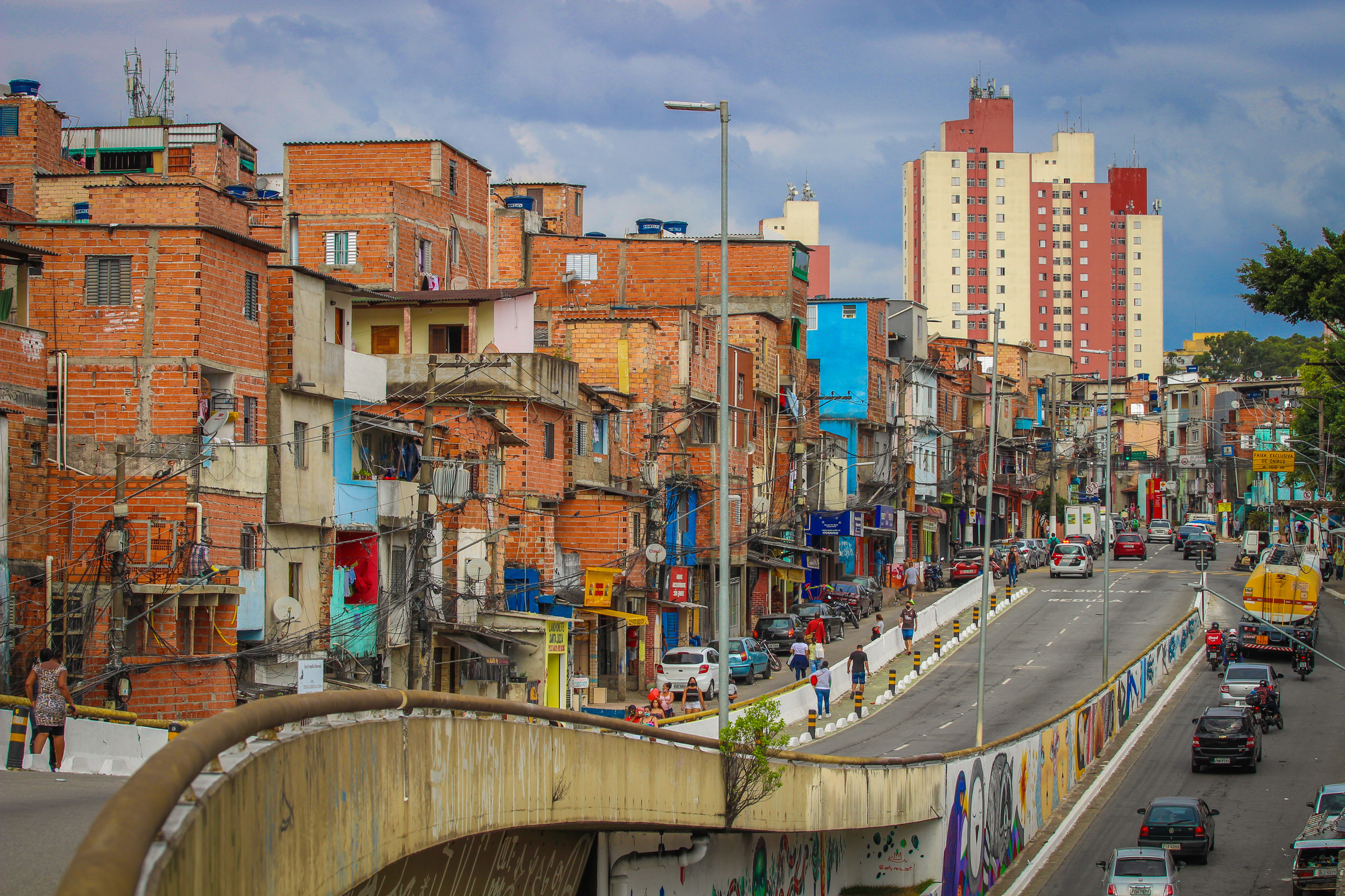 Heliópolis, maior favela do estado de São Paulo, onde a UNAS atua há mais de 50 anos
