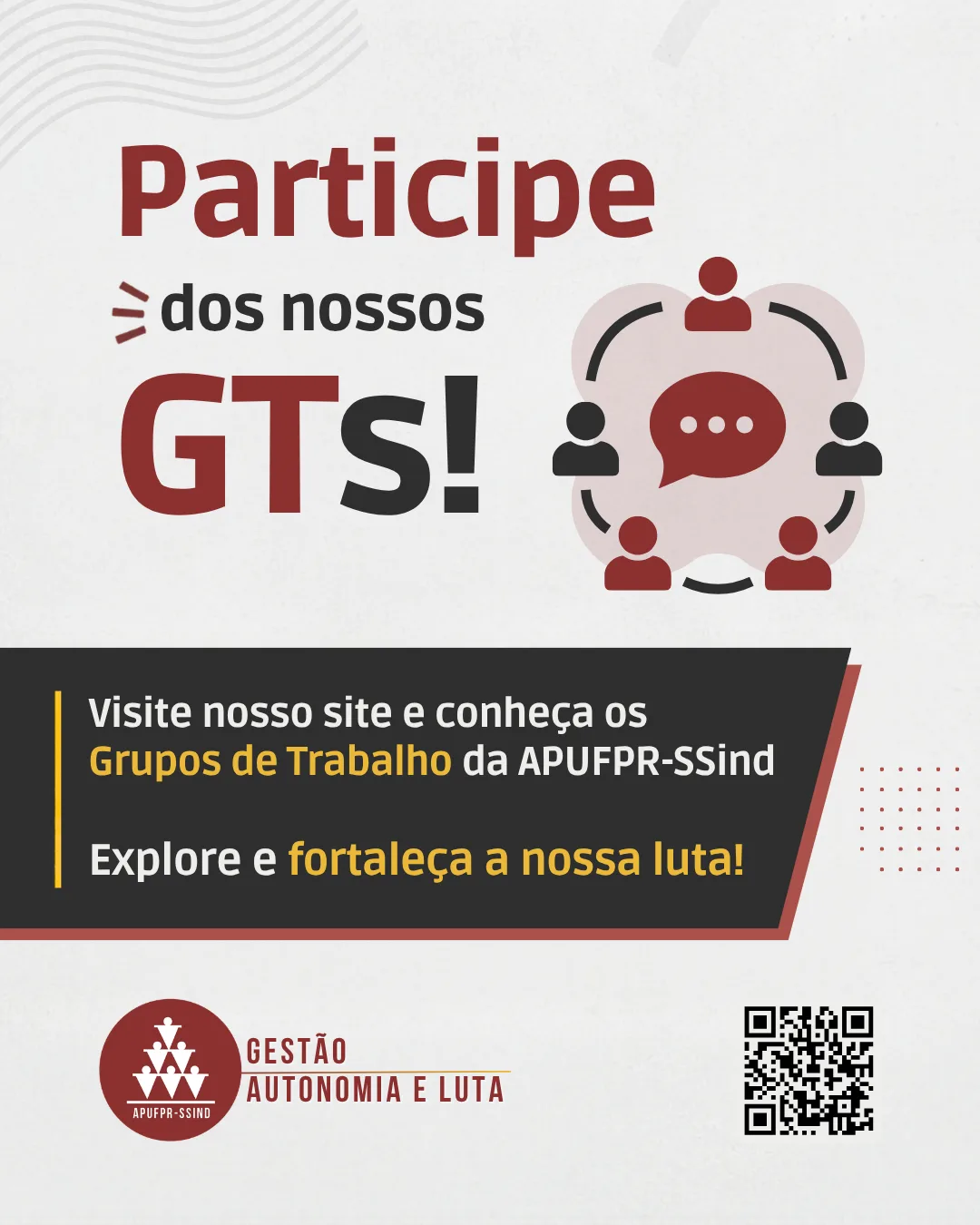 Grupos de Trabalho da APUFPR