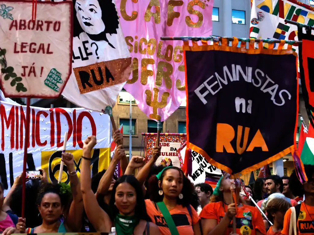 feministas protestam