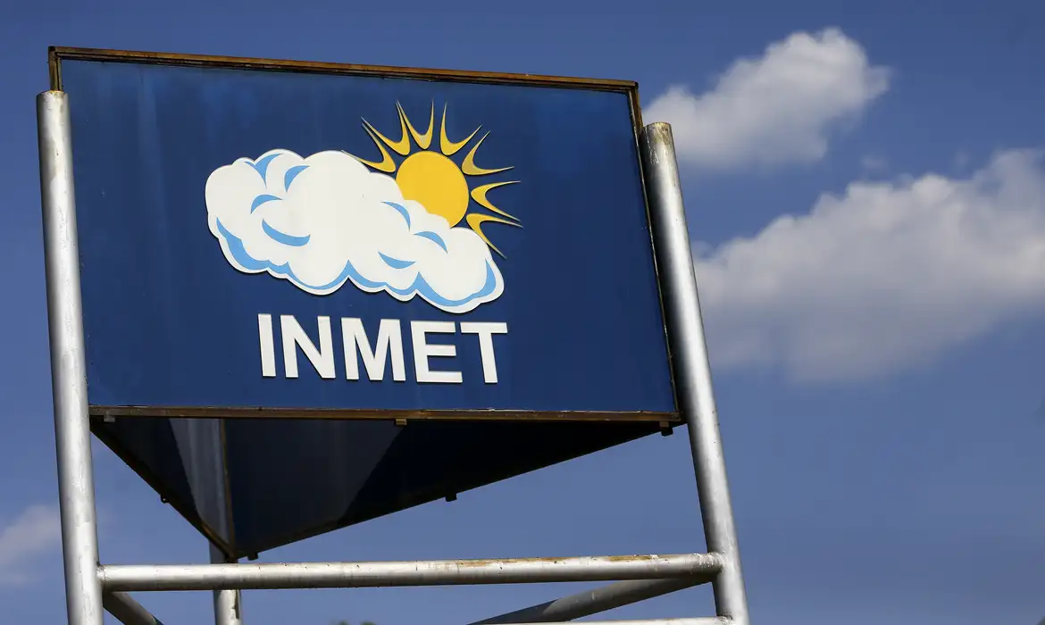 Fachada do instituto nacional de meteorologia (INMET), em Brasília.© Marcelo Camargo/Agência Brasil