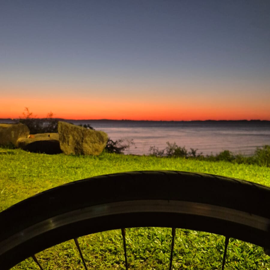 Pôr do sol em Porto Alegre