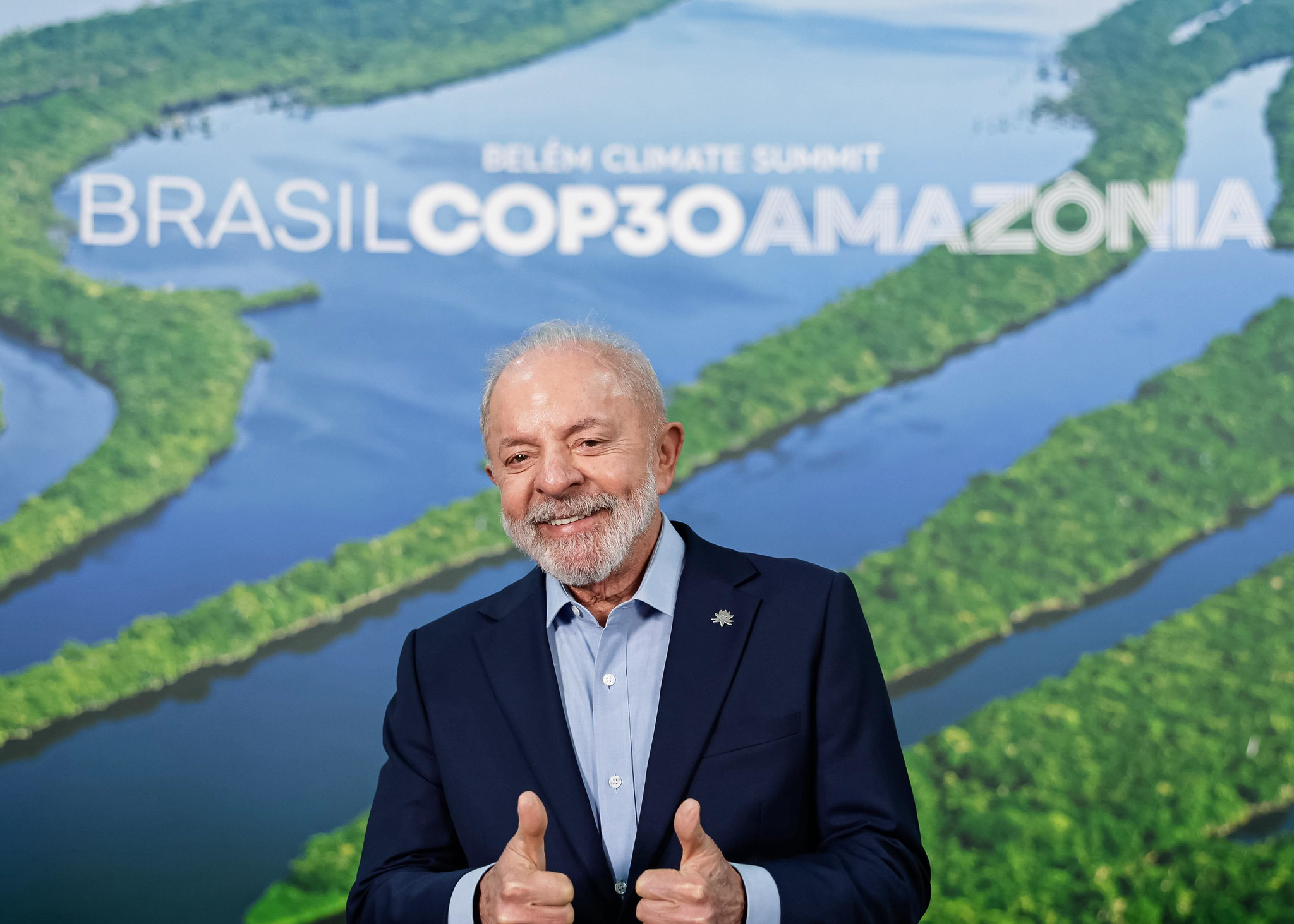 Presidente da República, Luiz Inácio Lula da Silva, durante a recepção oficial dos Chefes de Delegação da Cúpula do Clima (COP30). Parque da Cidade – Belém (PA)