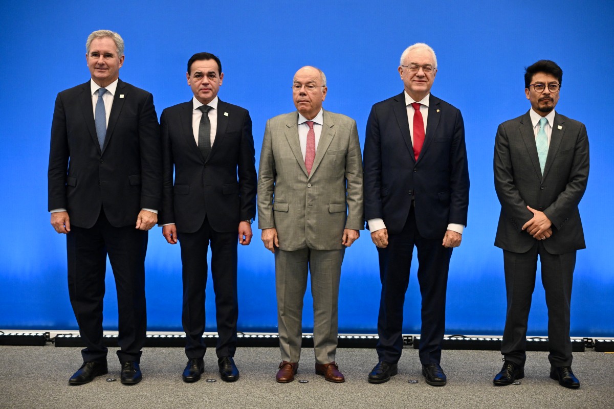 Os ministros das Relações Exteriores dos países do Mercosul