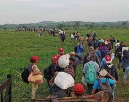 Acampamento Terra e Liberdade, na divisa entre Parauapebas e Curionópolis, no sudoeste do estado do Pará.