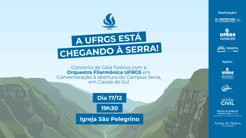 Evento marca a chegada da Ufrgs e celebra a implantação de novo campus em Caxias do Sul (RS)