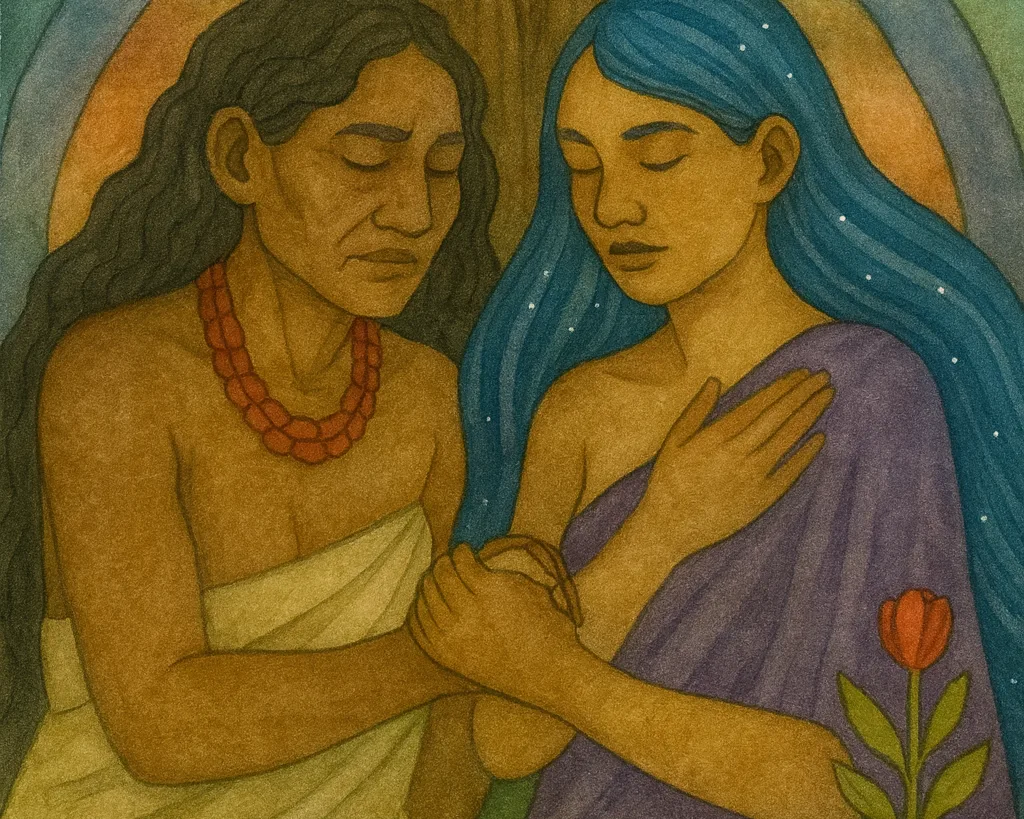 "É sobre olhar para nossas ancestrais e dizer: eu vejo o que você viveu, e em mim essa história pode tomar um outro rumo.”