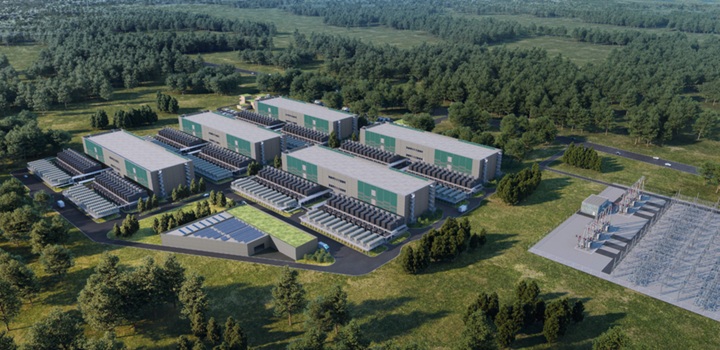 Data center do Tik Tok no campus OSL2-Hamar na Noruega