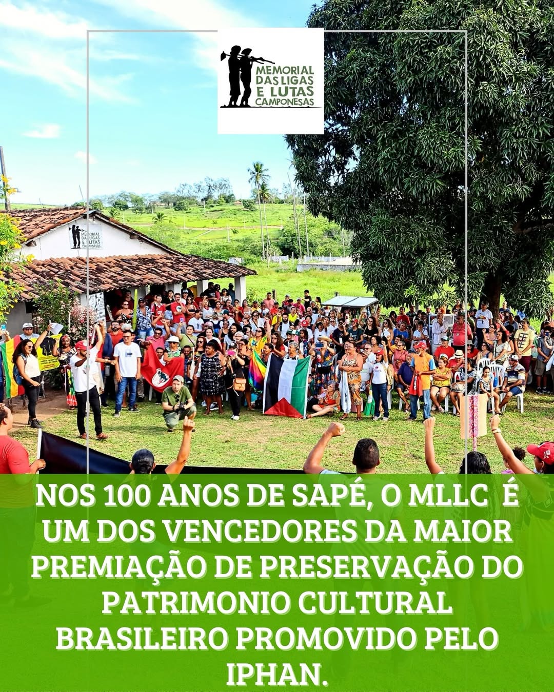 Premiação destaca preservação da memória camponesa e fortalecimento das lutas pela terra na Paraíba