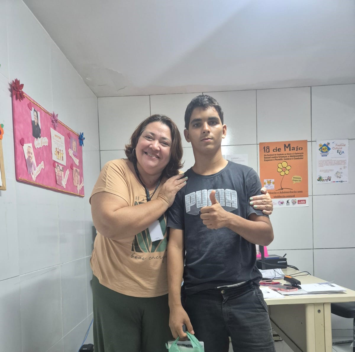 Verônica Oliveira e Gerson de Melo