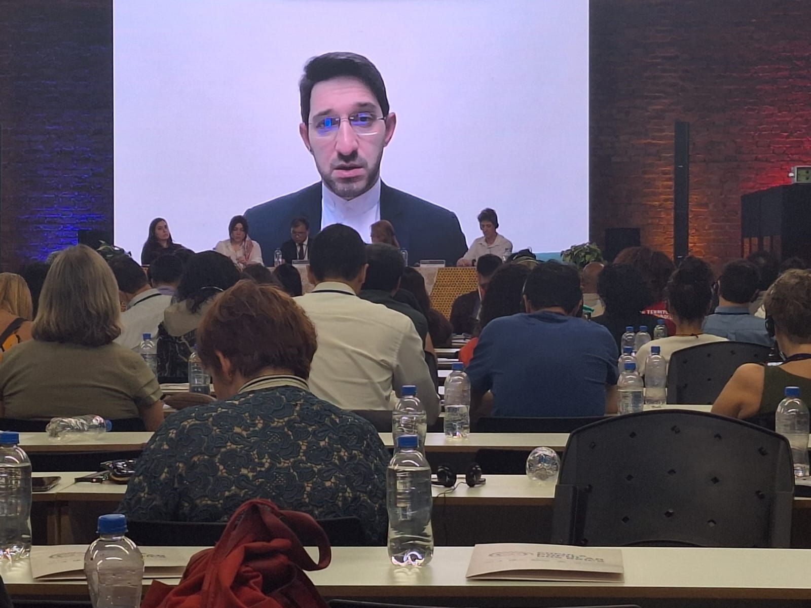 O iraniano Hamid Reza Gholamzadeh participou de forma virtual