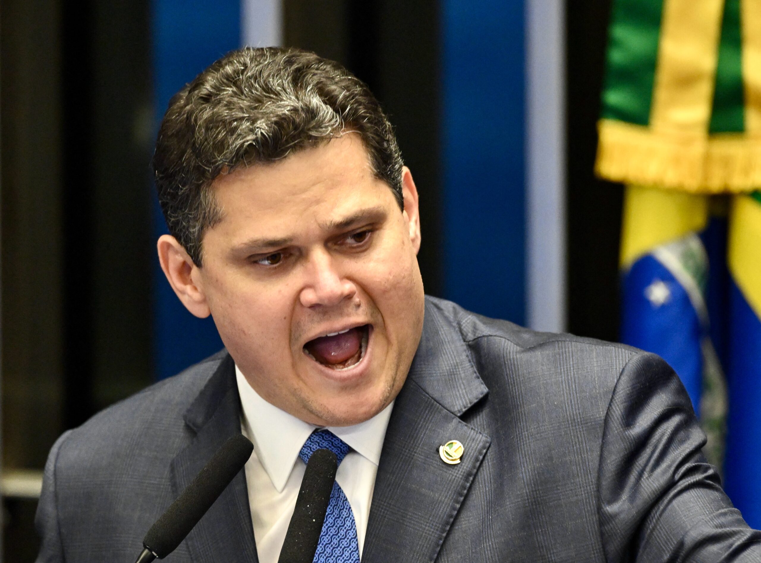 Presidente do Senado, Davi Alcolumbre (União-AP).
