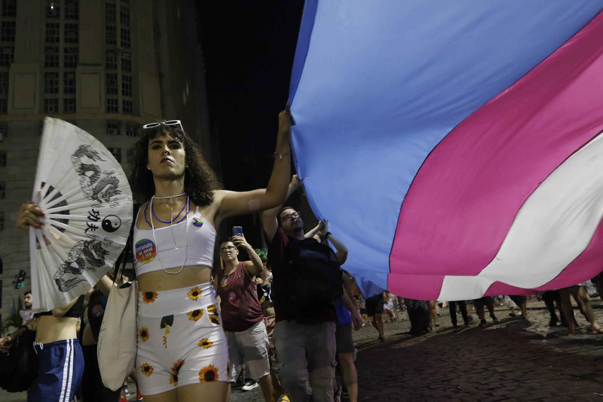 Segunda edição da Marcha Trans e Travesti no centro do Rio de Janeiro