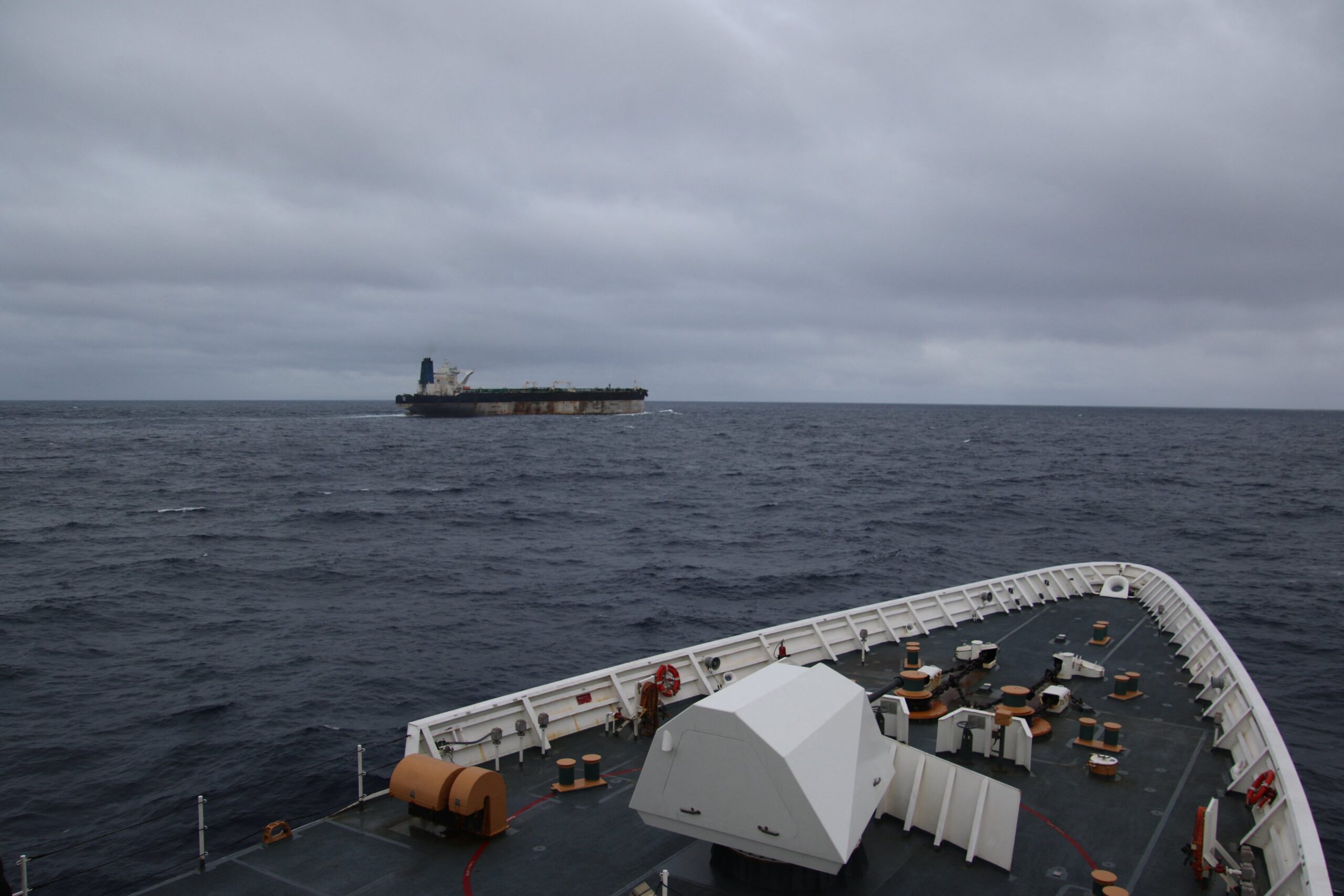 As forças armadas dos EUA anunciaram a apreensão de um petroleiro de bandeira russa no Atlântico Norte