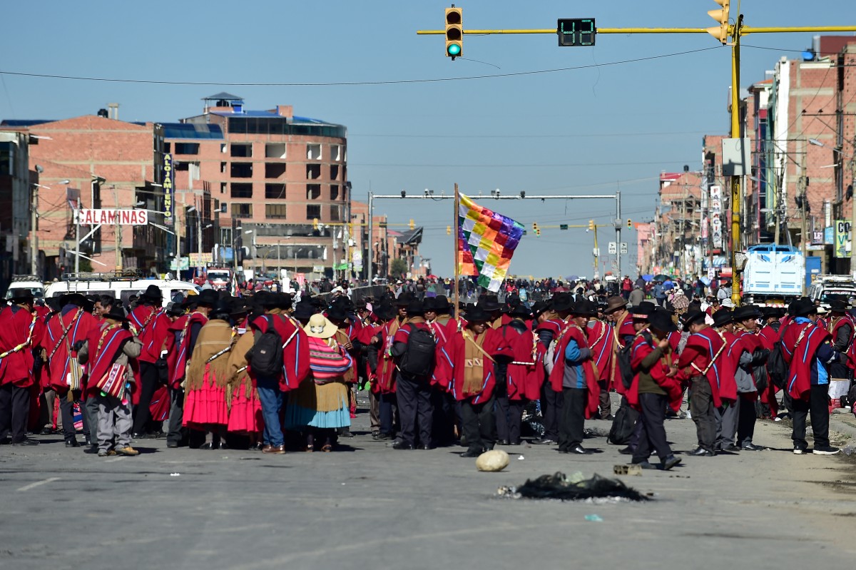greve bolívia