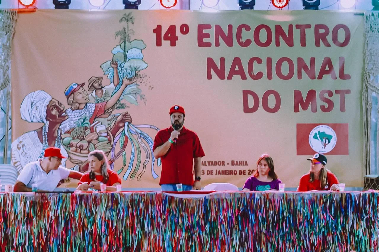 Lançamento da IARAA durante o 14º Encontro Nacional do MST, em Salvador