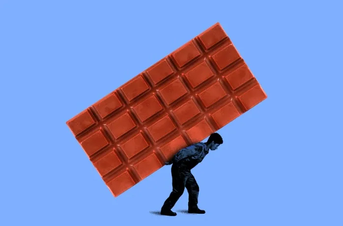 Decisão da Justiça em segunda instância afirmou que “indiretamente, visando maximizar lucros”, a Barry Callebaut no Brasil “apropriou-se da força produtiva de trabalhadores infantis, além de labor em condições sub-humanas, análogas às de escravos” (Ilustração/Rodrigo Bento)