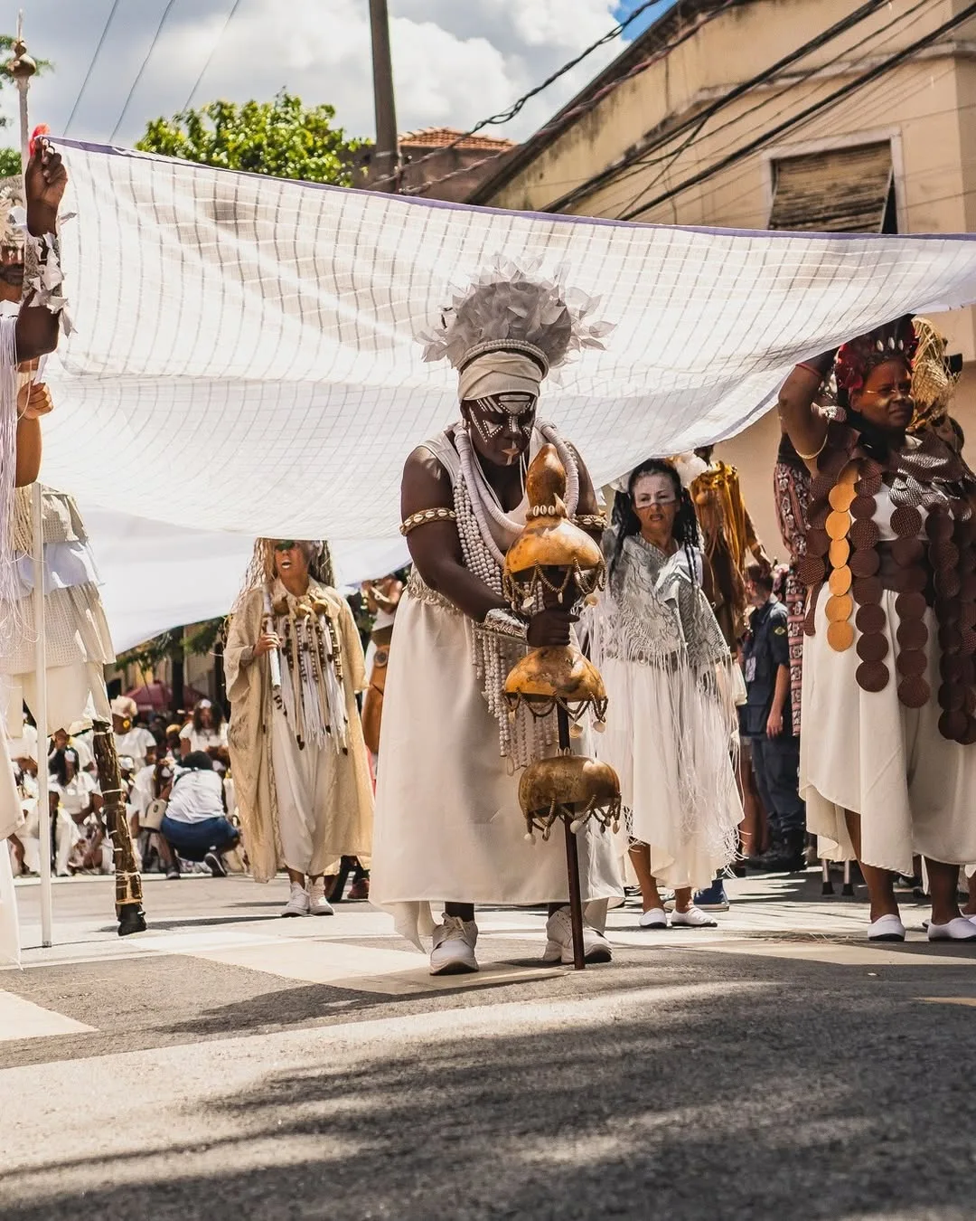 O bloco afro abre o carnaval de São Paulo há mais de duas décadas