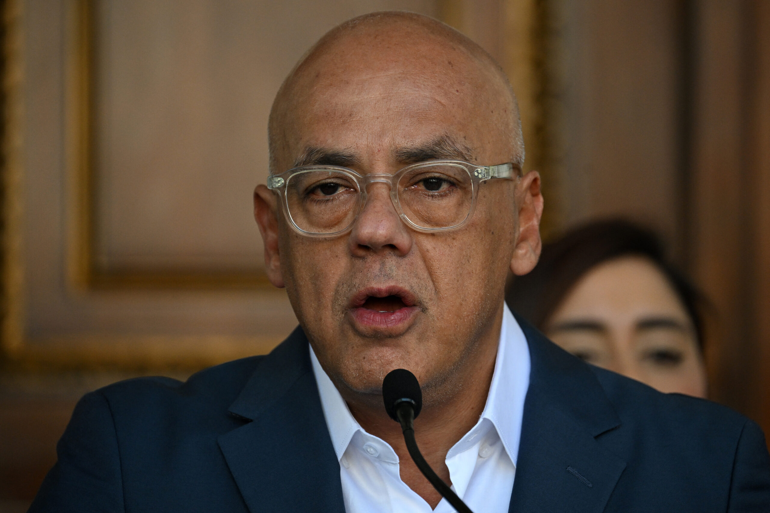 Jorge Rodríguez foi definido em 2024 como o responsável pelas negociações com o então governo de Joe Biden - Federico PARRA / AFP