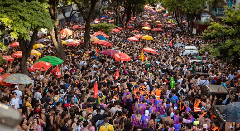 A maior concentração dos cortejos é na região centro-sul, com 39 blocos