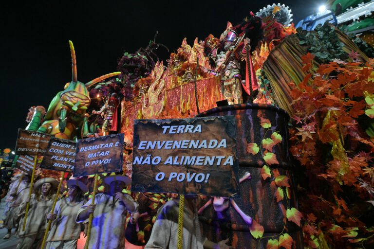 'Tem muita terra sem gente e muita gente sem terra': MST celebra reforma agrária no Carnaval