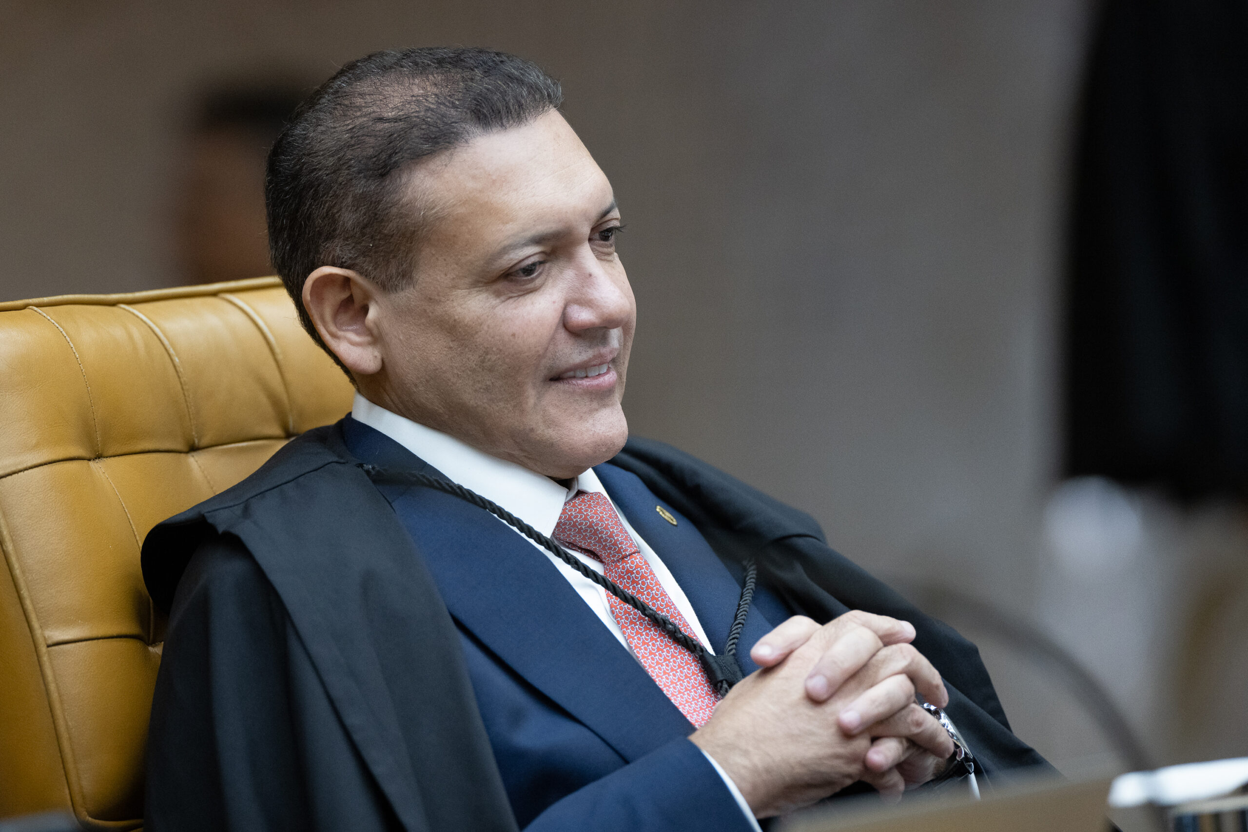 Ministro Nunes Marques durante a Sessão Plenária realizada em 20 de junho de 2024.