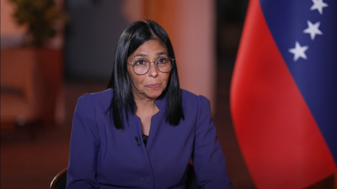 Presidenta interina da Venezuela, Delcy Rodríguez