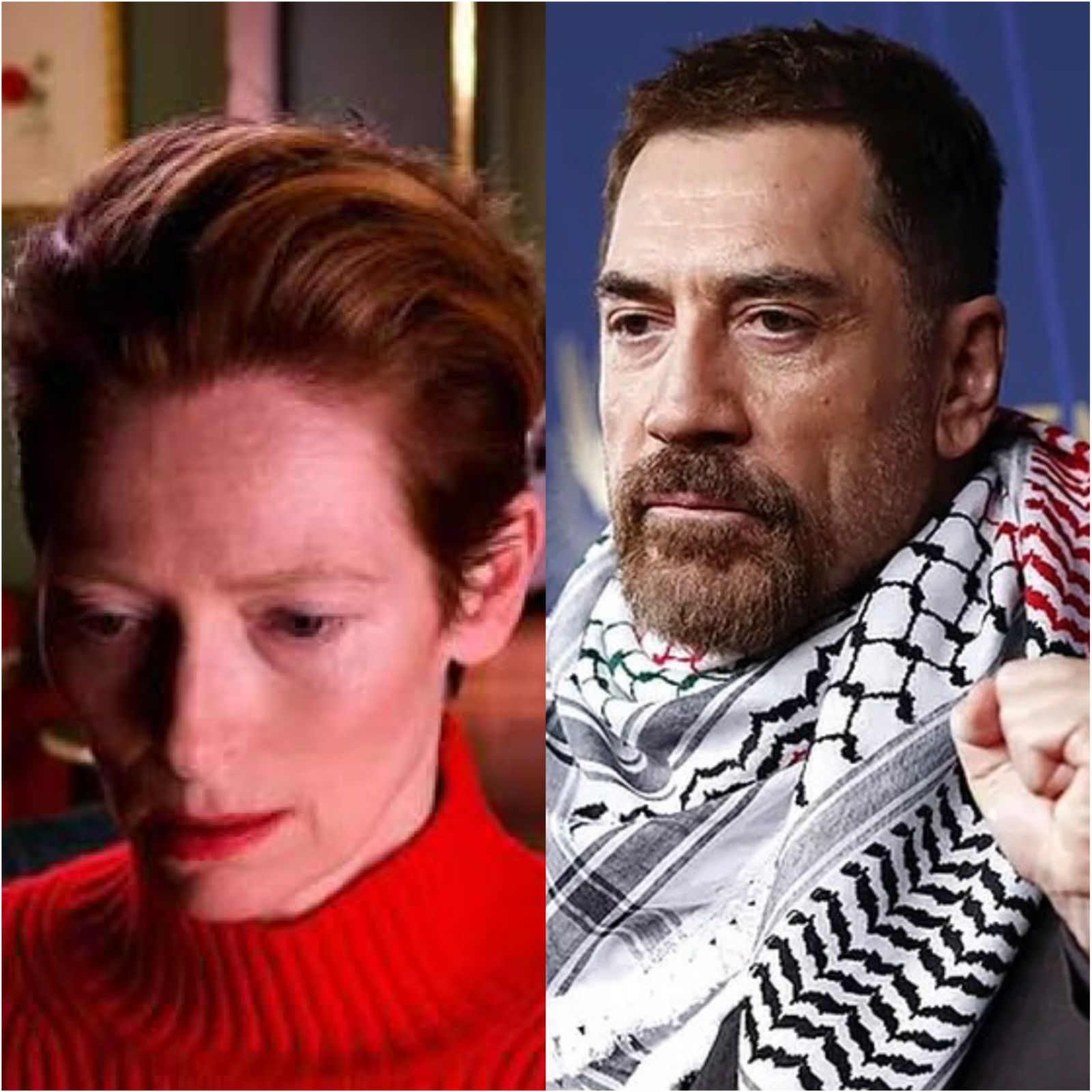 Tilda Swinton e Javier Bardem estão entre signatários do documento