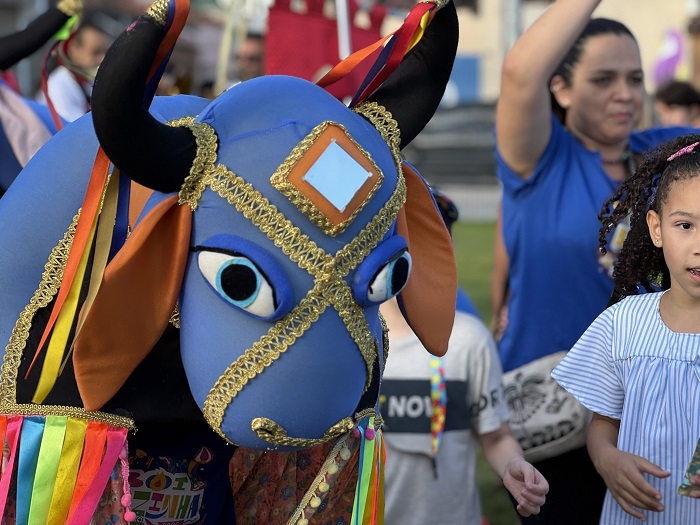 Boi Brazinha faz a folia das crianças em Belo Jardim (PE)