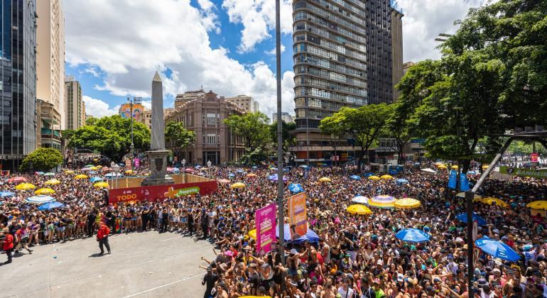 BH espera receber mais de 6 milhões de foliões este ano.