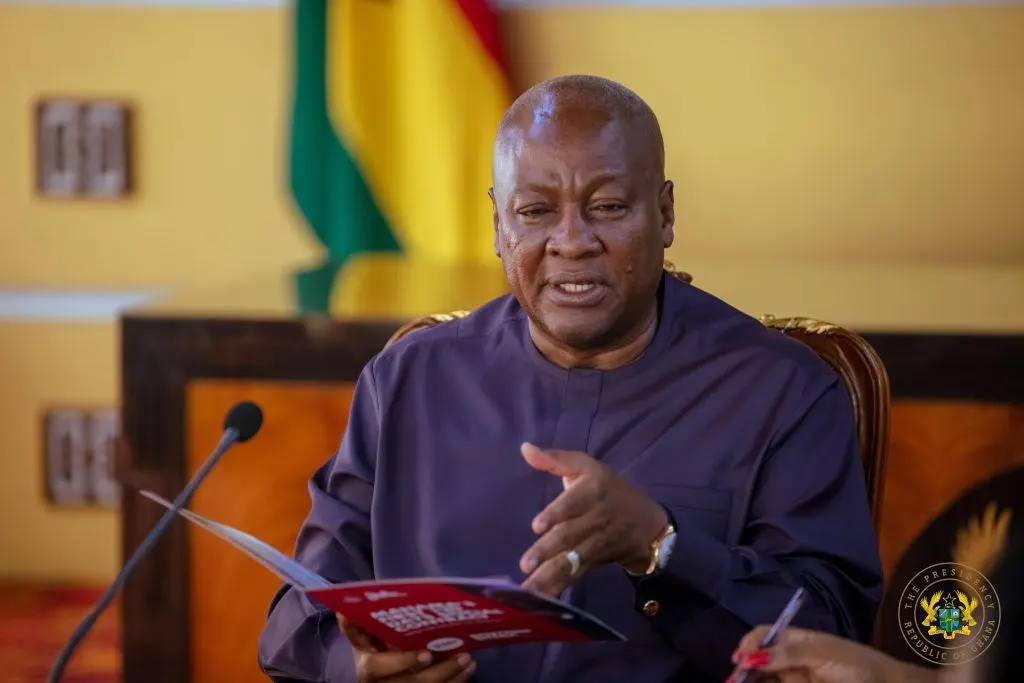 John Dramani Mahama prometeu apresentar resolução à ONU em meados de março Presidência de Gana