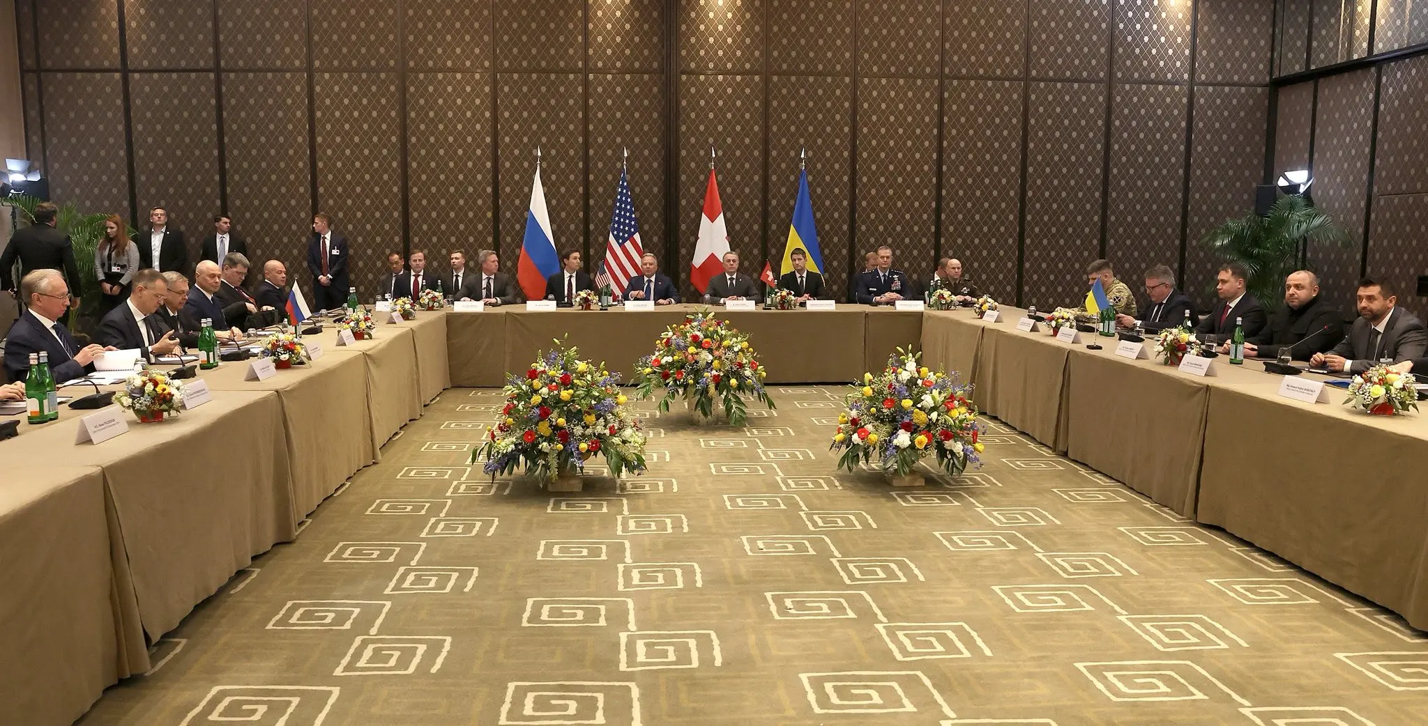 Negociações trilaterais entre a Rússia, os EUA e a Ucrânia em Genebra