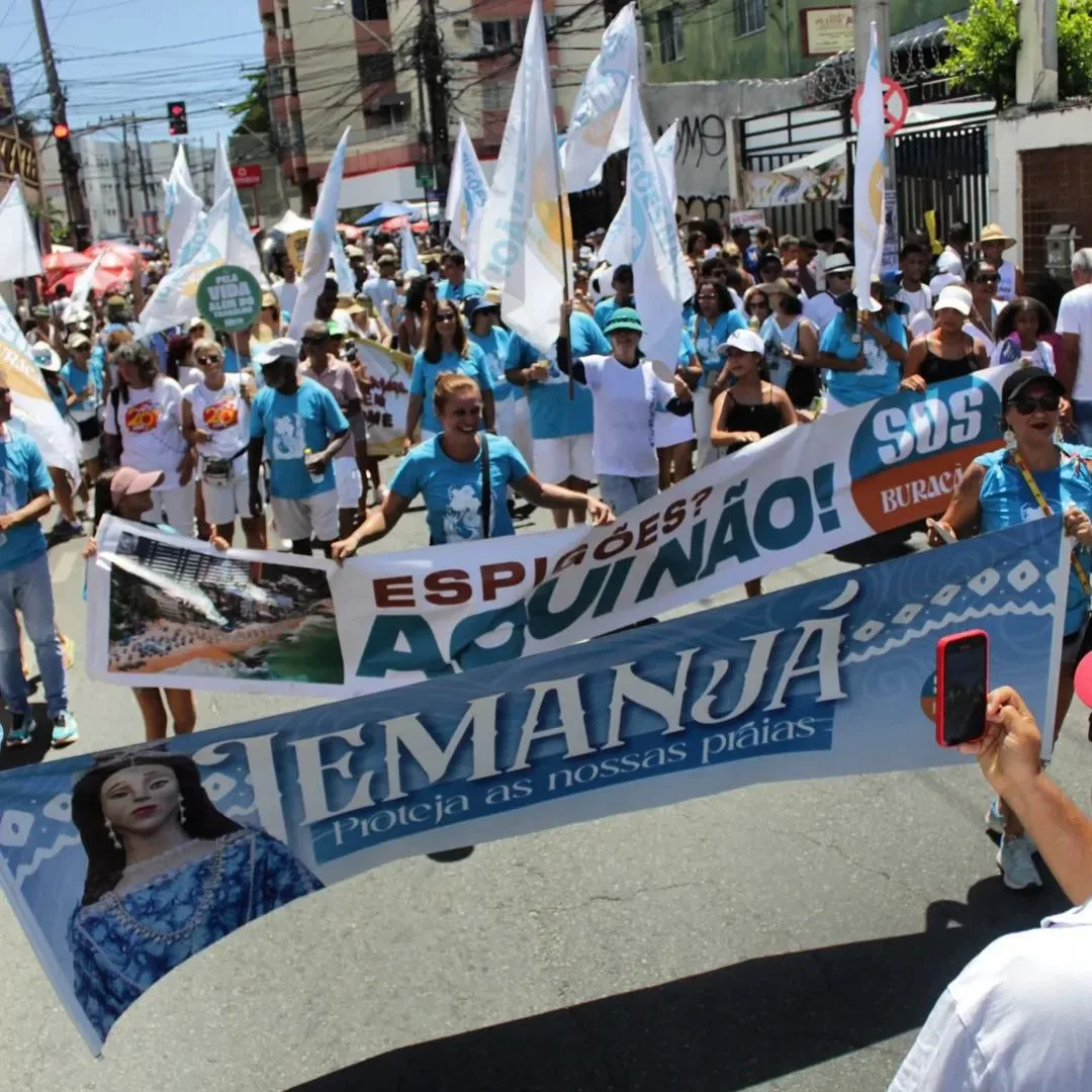 A campanha SOS Buracão também é uma das iniciativas populares permanentes em defesa da orla marítima da região