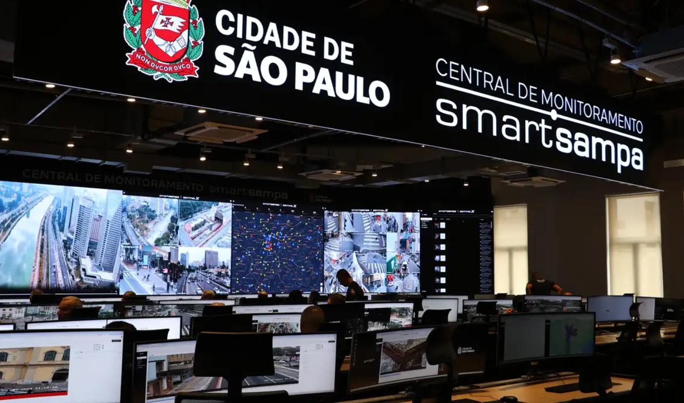 Central de monitoramento do Smart Sampa