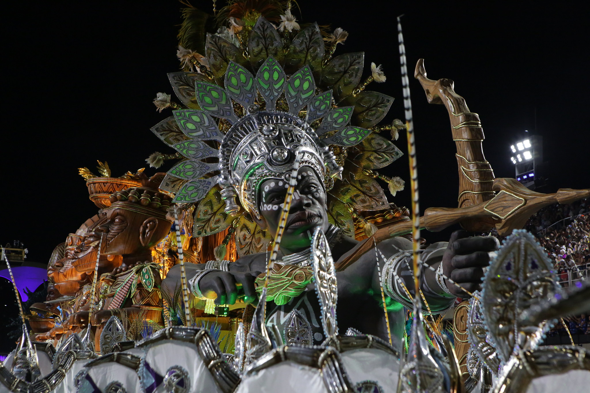 Foto do desfile da Unidos da Tijuca em 2025