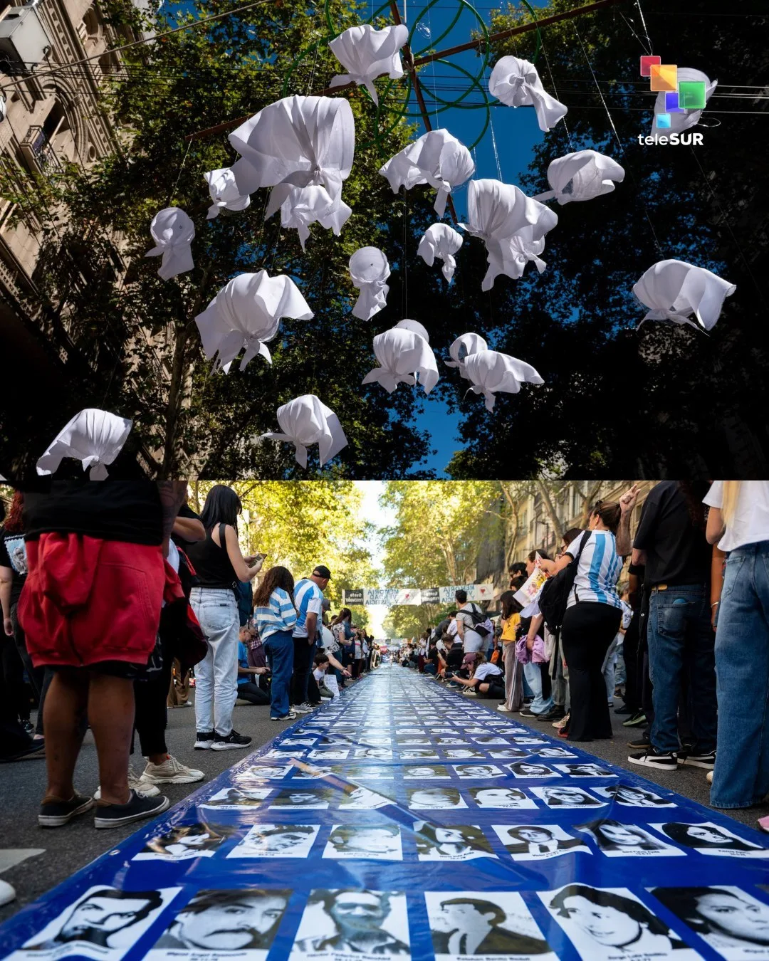 Ao todo, 11 brasileiros e quatro filhos de mãe ou pai brasileiros serão lembrados; na foto, manifestantes participam do ato pelos 50 anos do Golpe na Argentina
