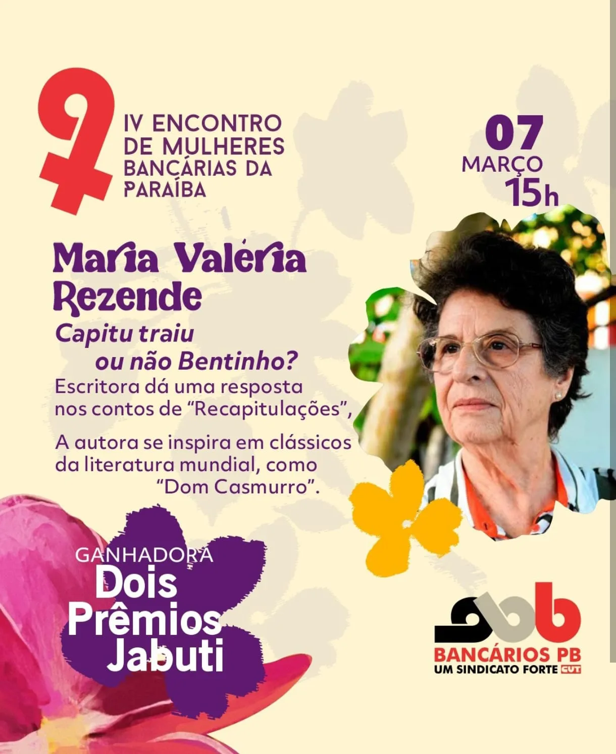 Sarau reúne escritoras, musicistas e sindicalistas em atividade alusiva ao 8 de março