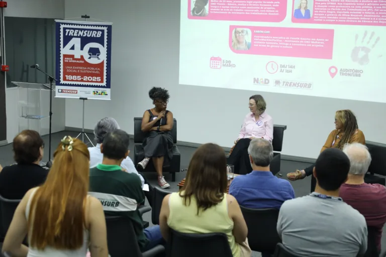 Feminicídio e falhas na proteção às mulheres são debatidos em seminário da Trensurb