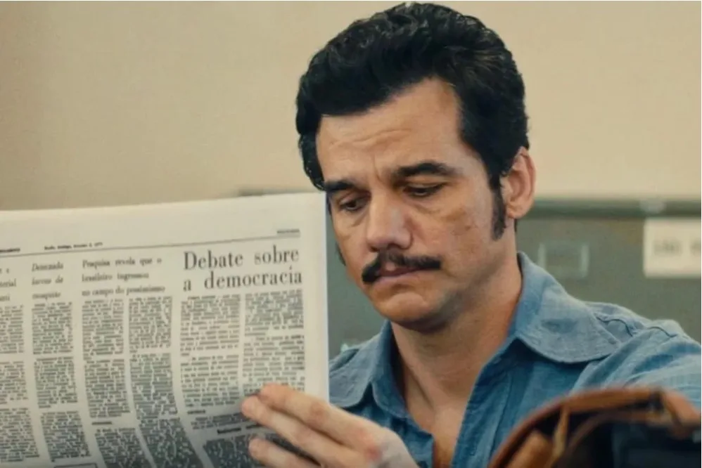 Wagner Moura em cena de 'O Agente Secreto'