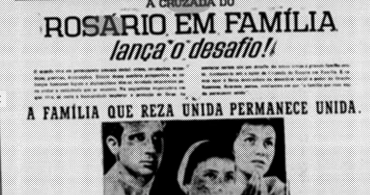 Poster do Jornal do Dia sobre a Cruzada em Porto Alegre
