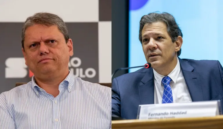 Quaest: Tarcísio lidera contra Haddad para governo de SP; mais de 50% podem mudar voto