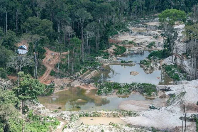 Garimpo na Amazônia