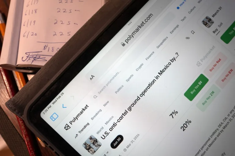 Apostas não financeiras em plataformas de previsões são proibidas