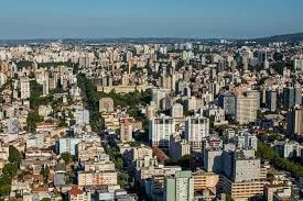 Vista aérea de Porto Alegre