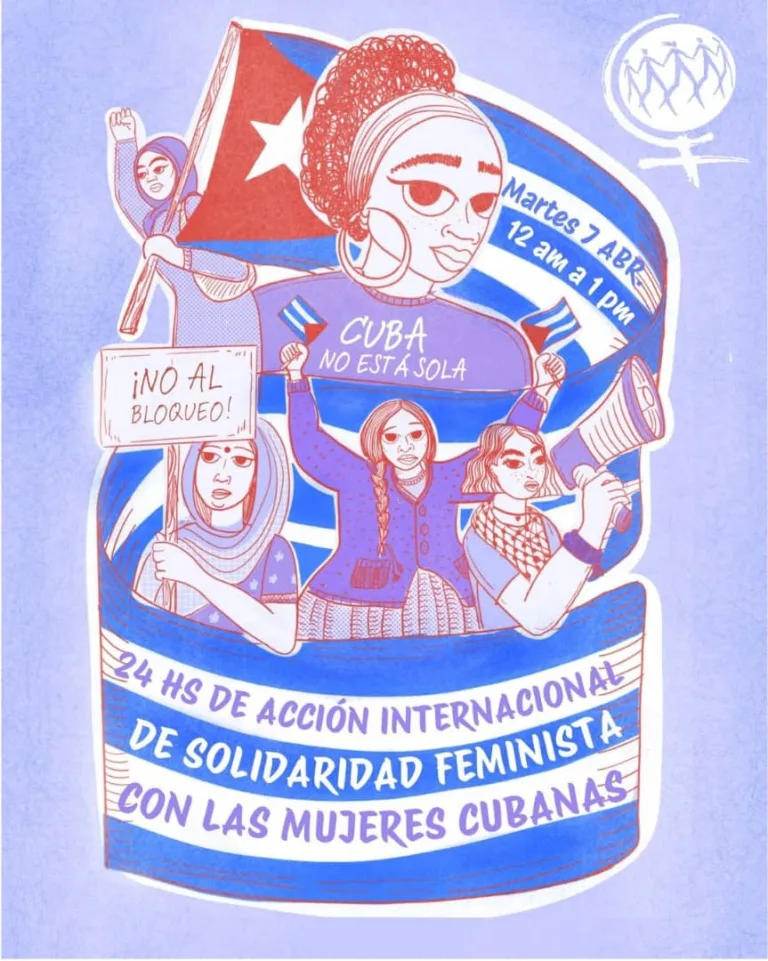 Marcha Mundial das Mulheres promove campanha na terça (7) em solidariedade às mulheres cubanas