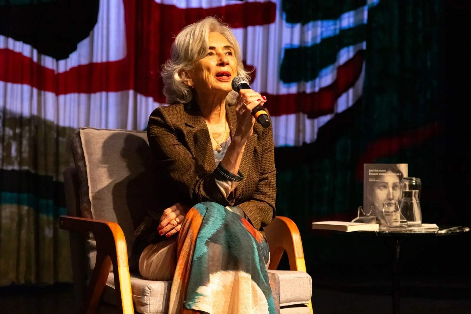 A presidenta da Fundação José Saramago, Pilar del Río
