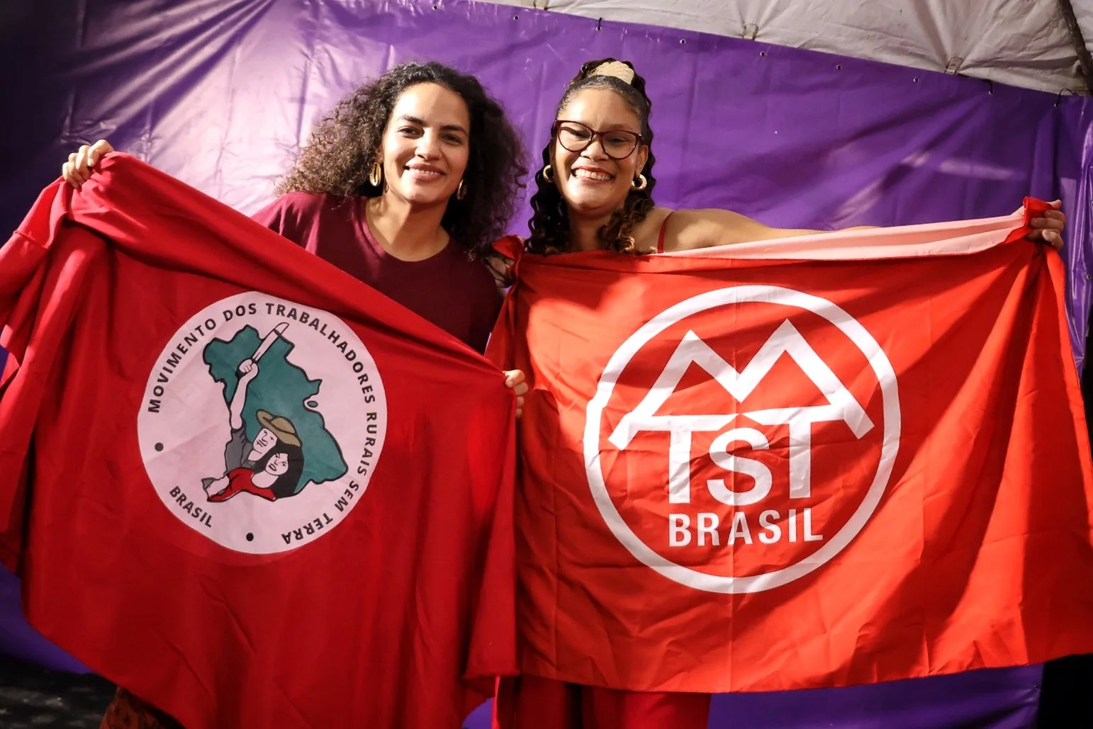 A deputada Rosa Amorim (PT) e a vereadora recifense Jô Cavalcanti (Psol)