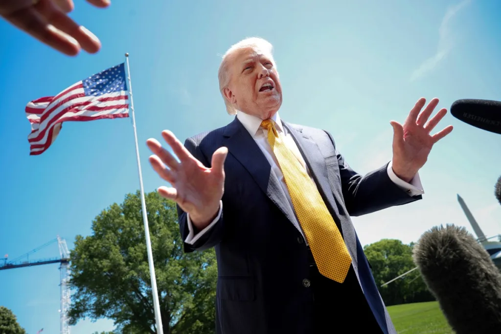 O presidente dos Estados Unidos Donald Trump