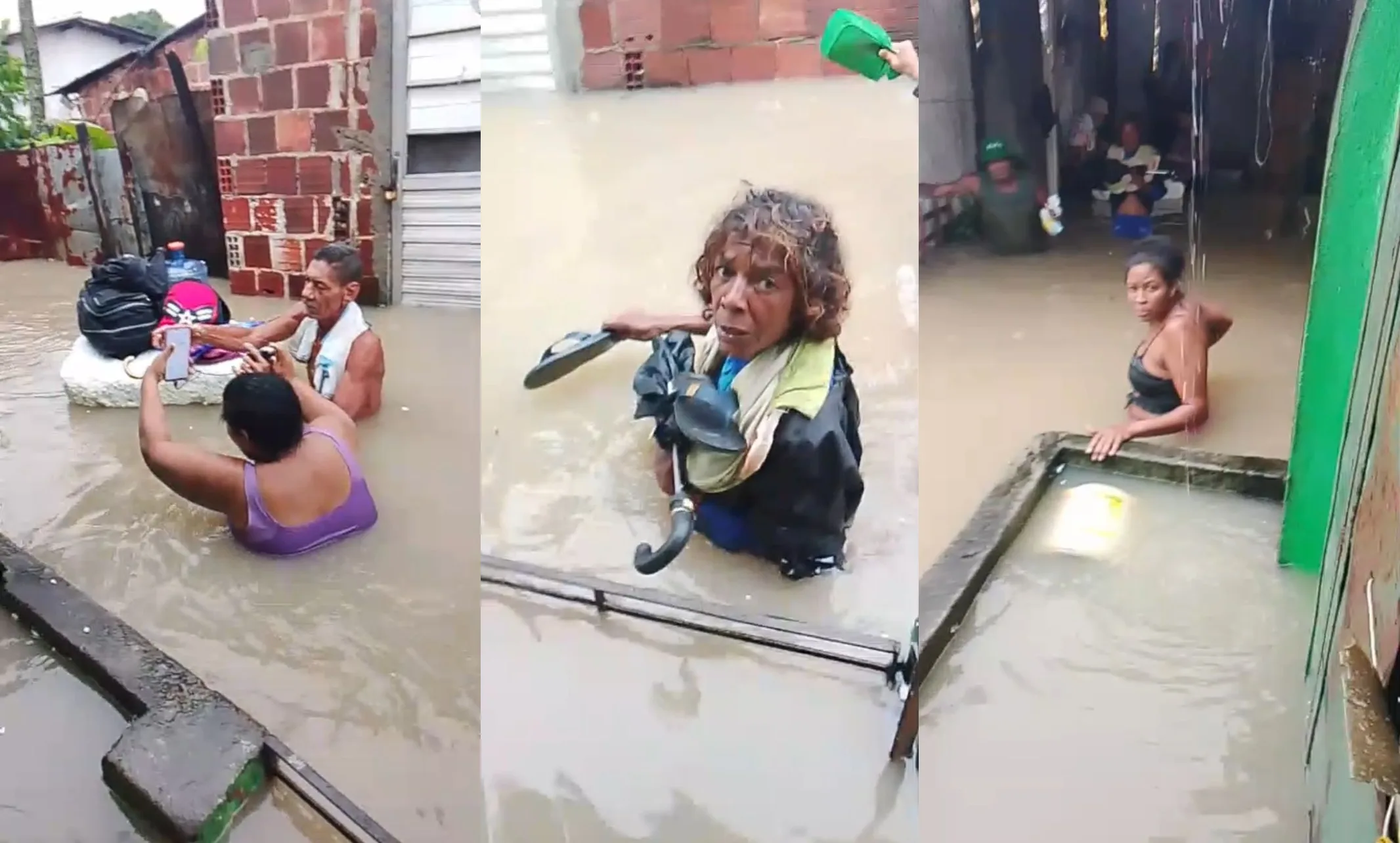 Ao menos 80 pessoas, sendo 50 adultos e 30 bebês, crianças e adolescentes, estão ocupando uma escola estadual em Peixinhos, Olinda, transformada em abrigo para os atingidos pelas chuvas e pela cheia do rio Beberibe