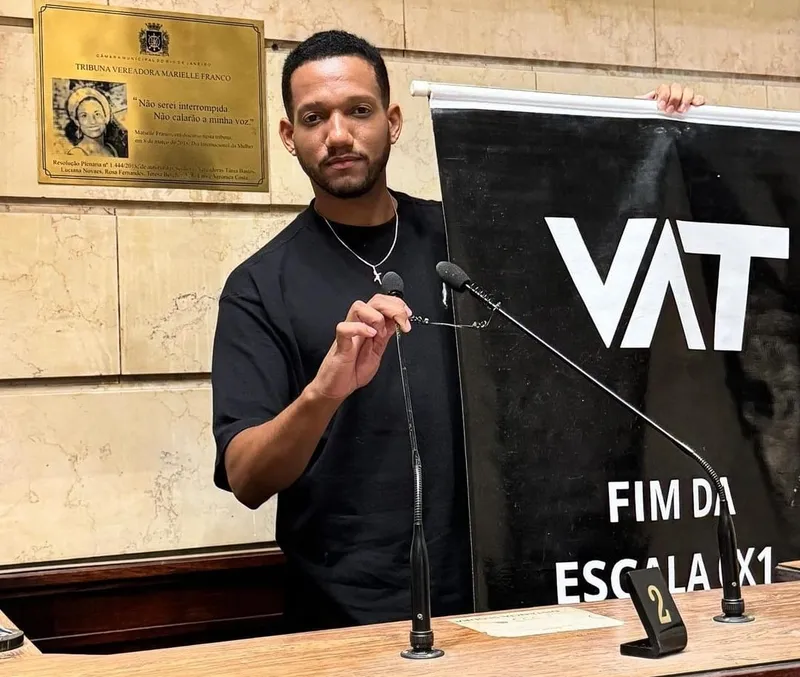 Rick Azevedo discursa na Câmara de Vereadores do Rio de Janeiro